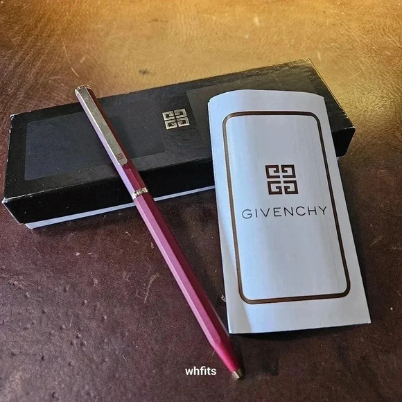 Givenchy Red Ballpoint Pen with Original Box - Picture 3 of 5
